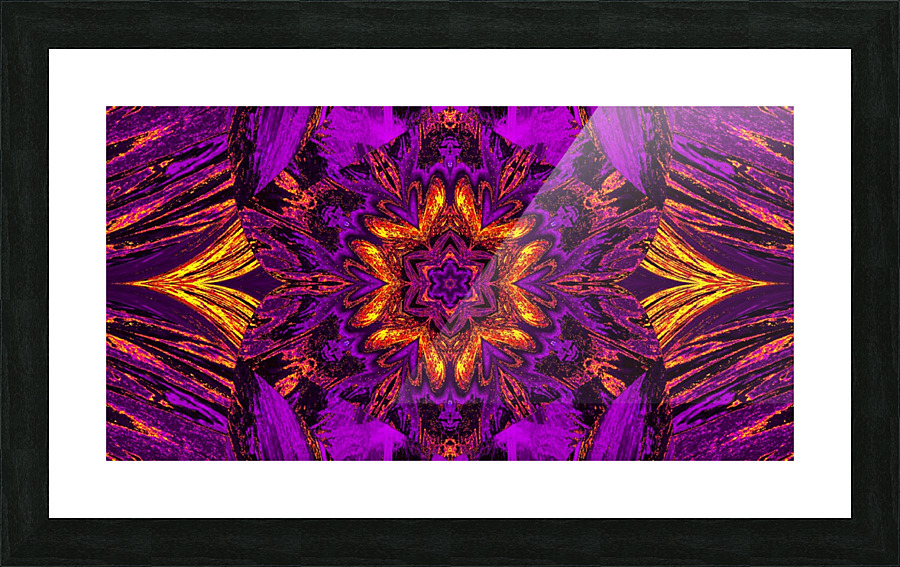 Painted Lotus 25 Picture Frame print
