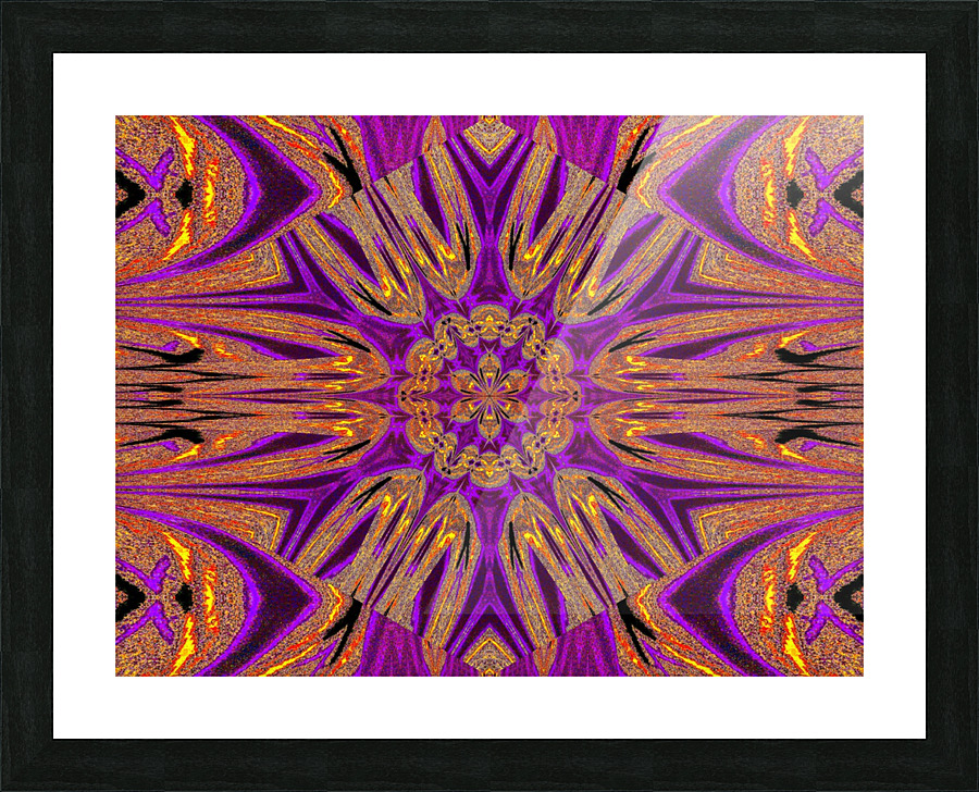 Reflected Lotus 3 Picture Frame print