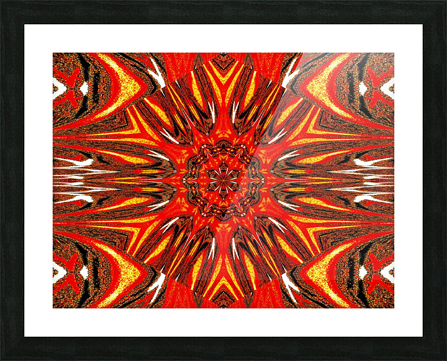 Reflected Lotus 4 Picture Frame print