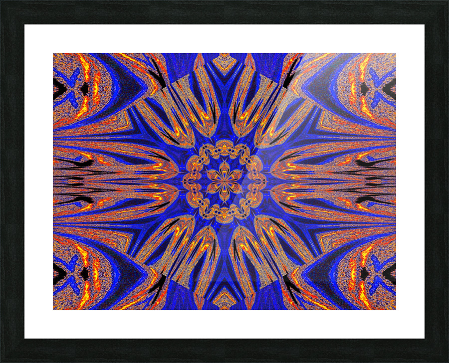Reflected Lotus 9 Picture Frame print