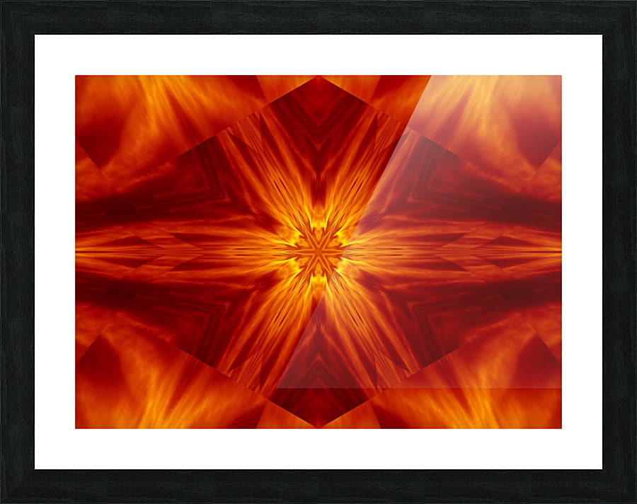 Fire Flowers 2 Picture Frame print