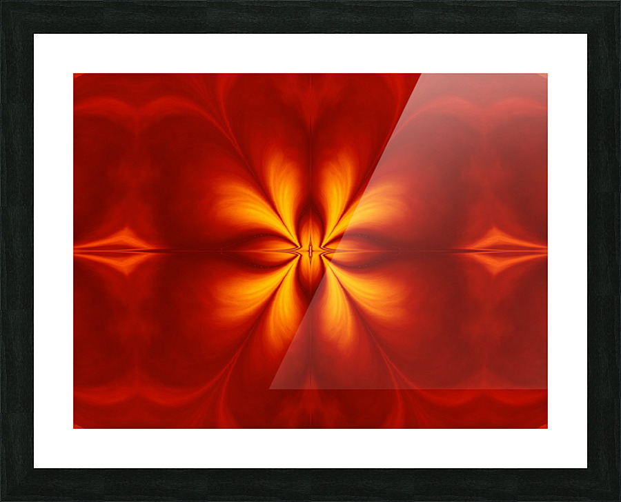 Fire Flowers 11 Picture Frame print