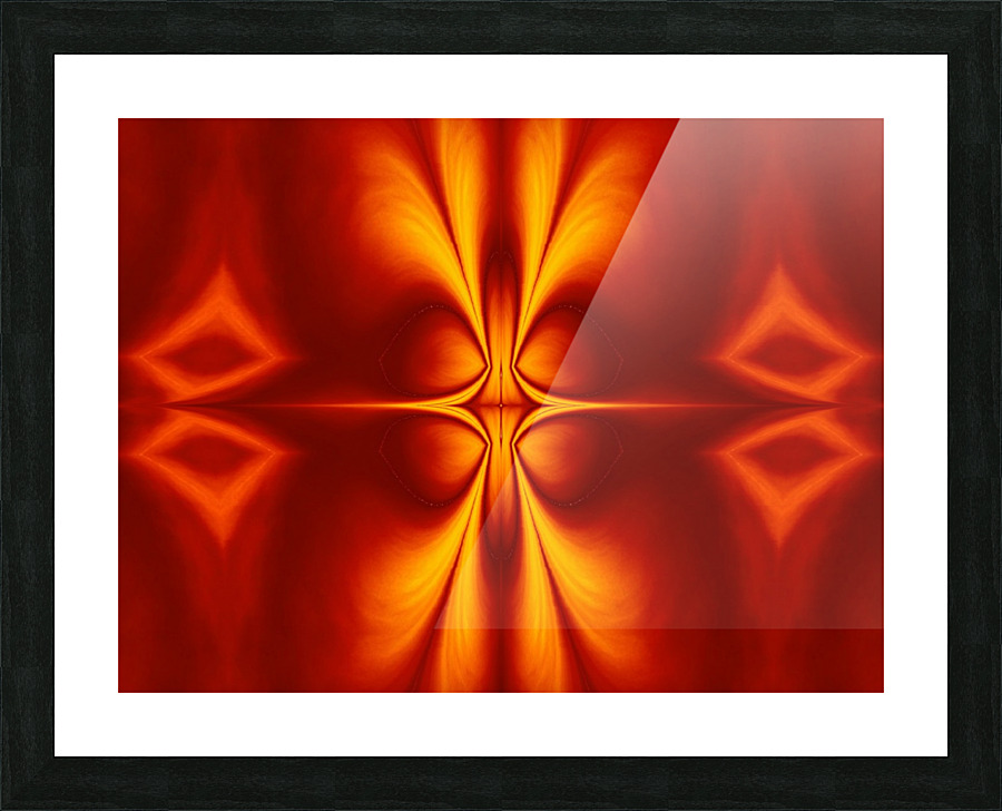 Fire Flowers 12 Picture Frame print