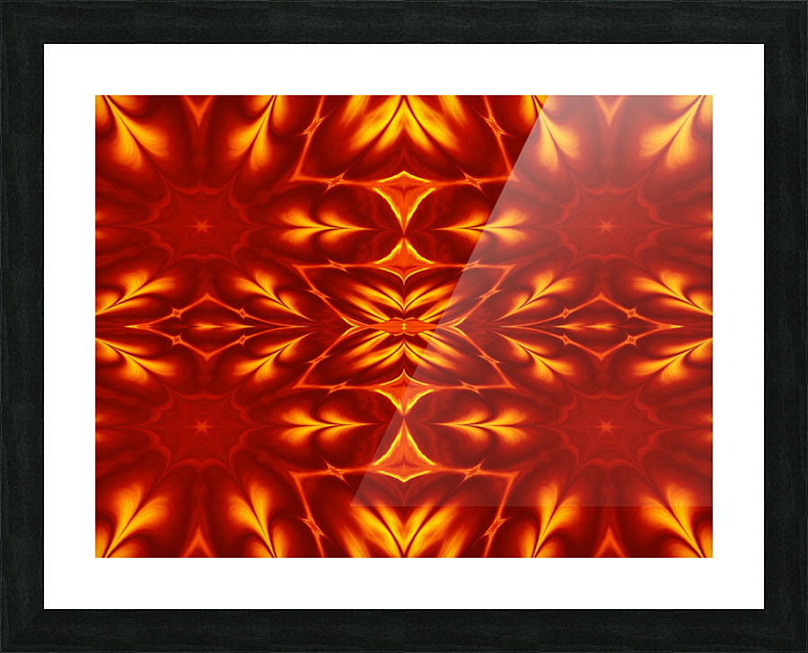 Fire Flowers 14 Picture Frame print