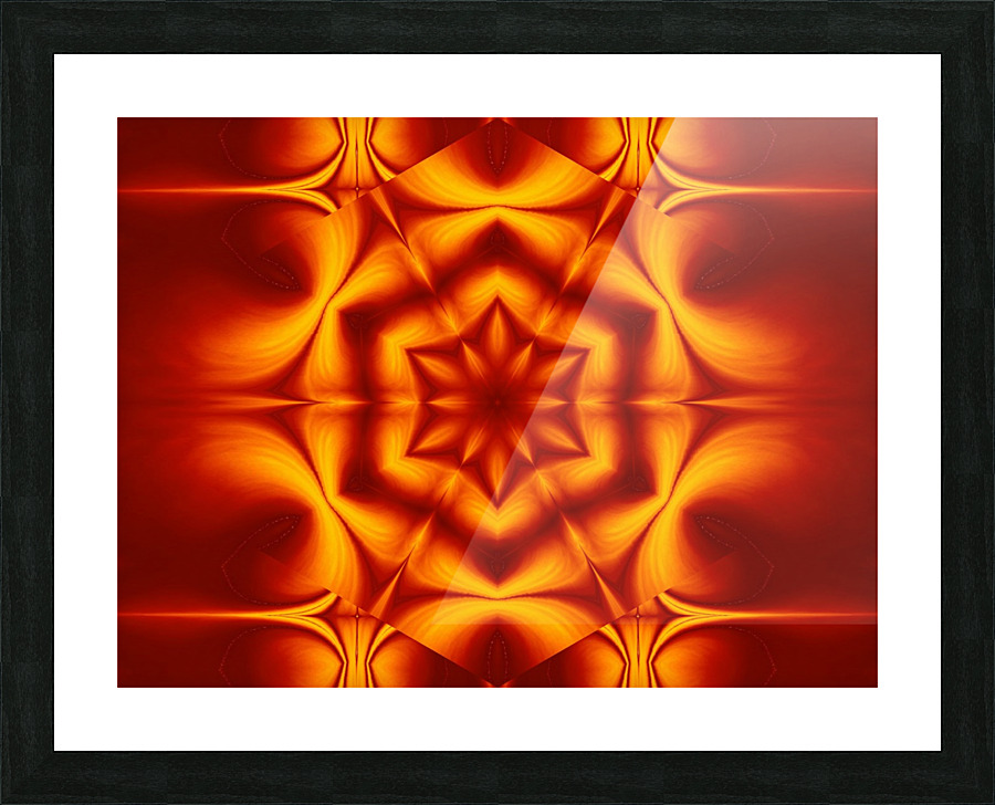 Fire Flowers 16 Picture Frame print
