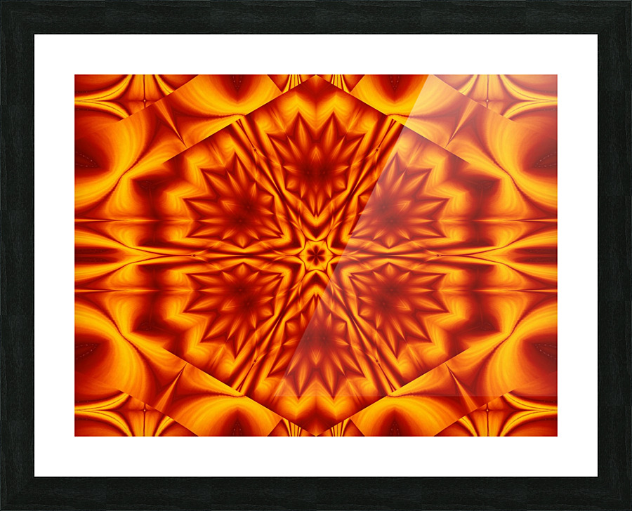 Fire Flowers 18 Picture Frame print