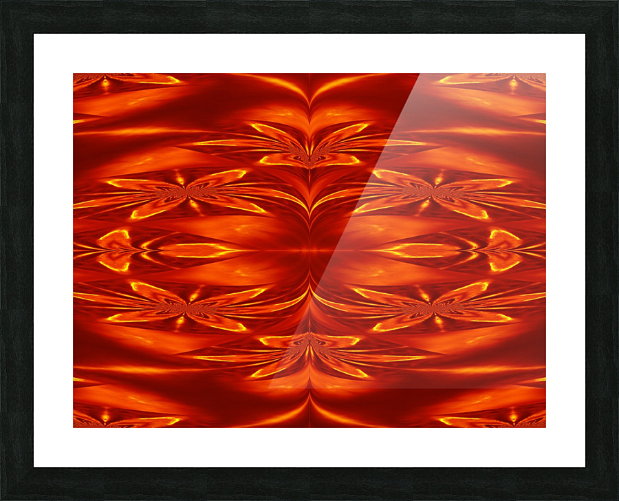 Fire Flowers 21 Picture Frame print