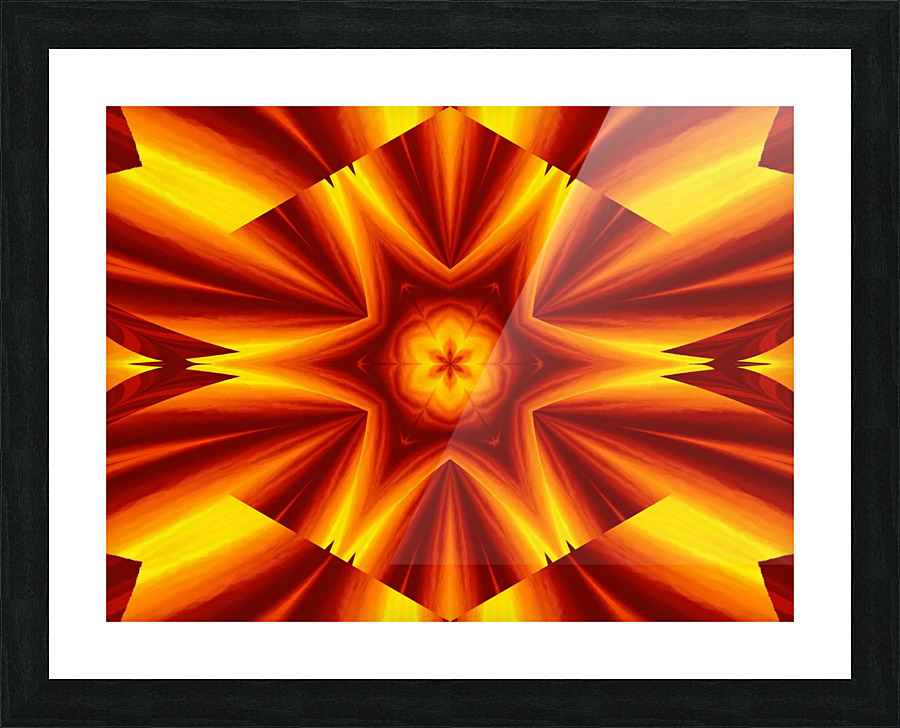 Fire Flowers 26 Picture Frame print