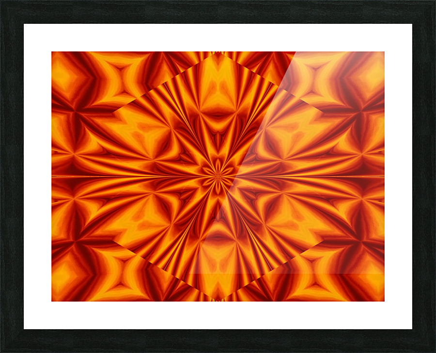 Fire Flowers 35 Picture Frame print