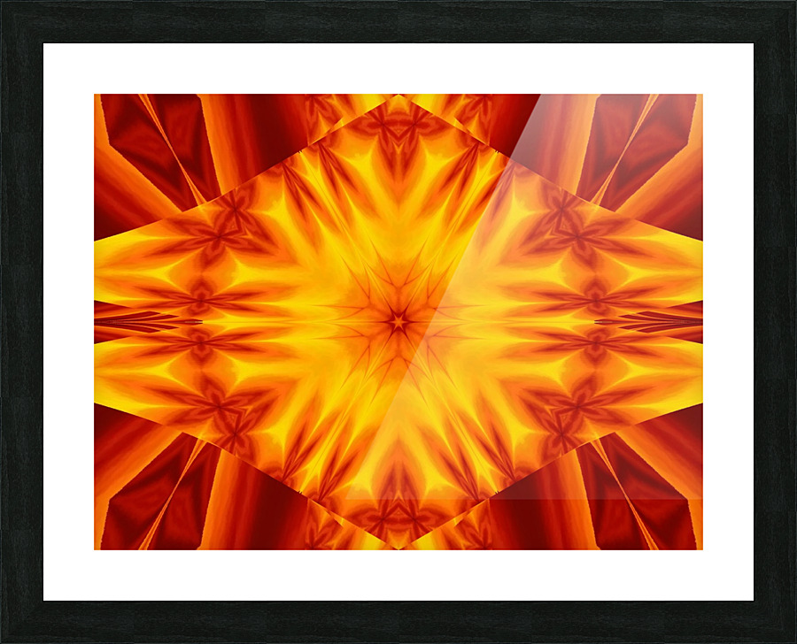 Fire Flowers 44 Picture Frame print