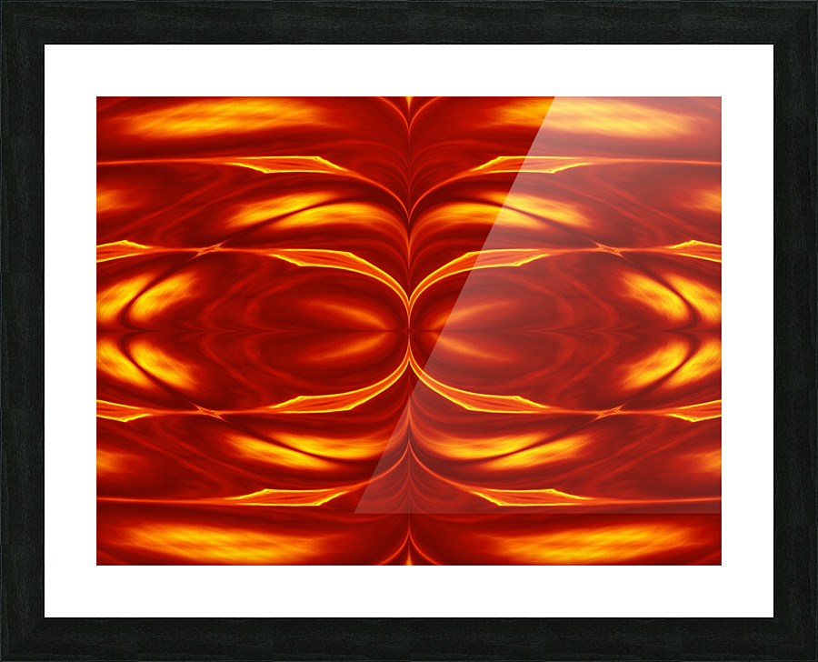 Fire Flowers 49 Picture Frame print