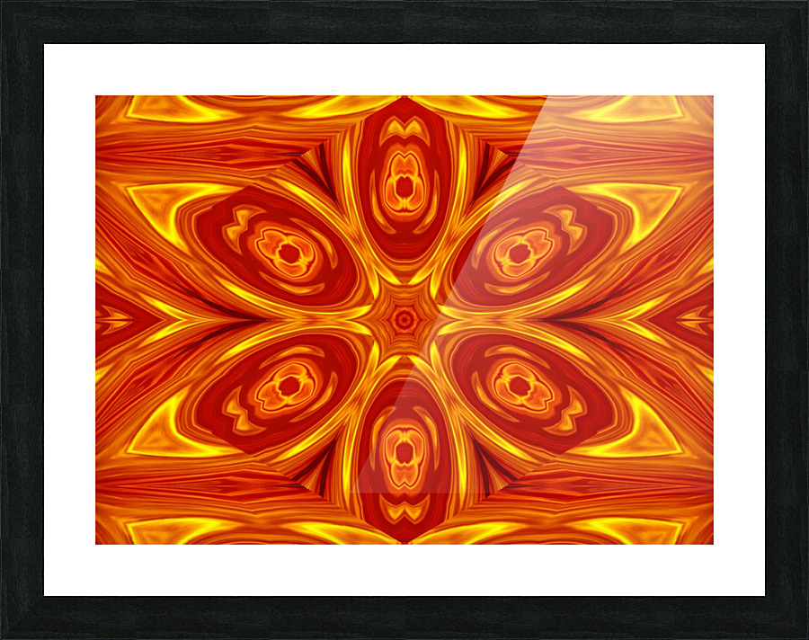 Fire Flowers 53 Picture Frame print