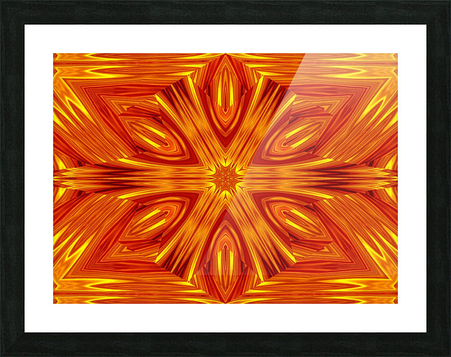 Fire Flowers 54 Picture Frame print