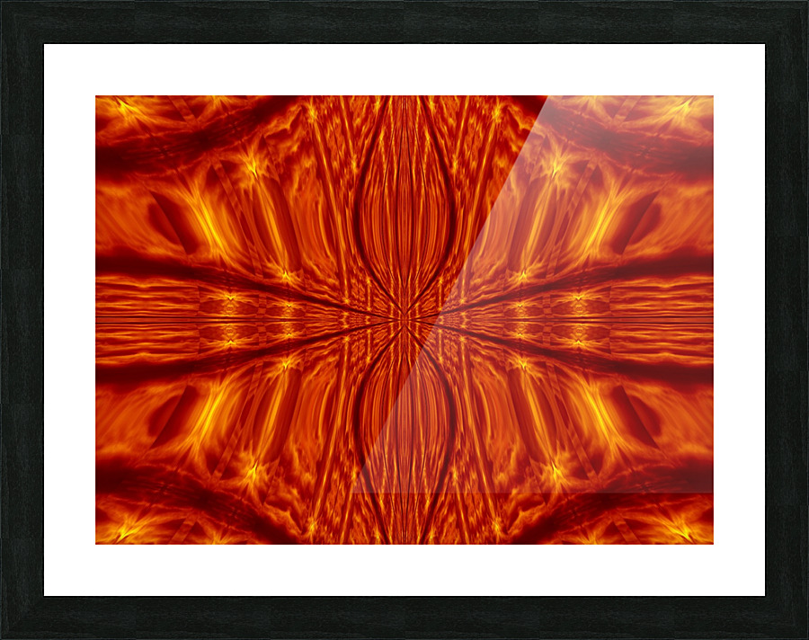 Fire Flowers 55 Picture Frame print