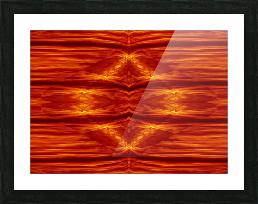 Fire Flowers 59 Picture Frame print