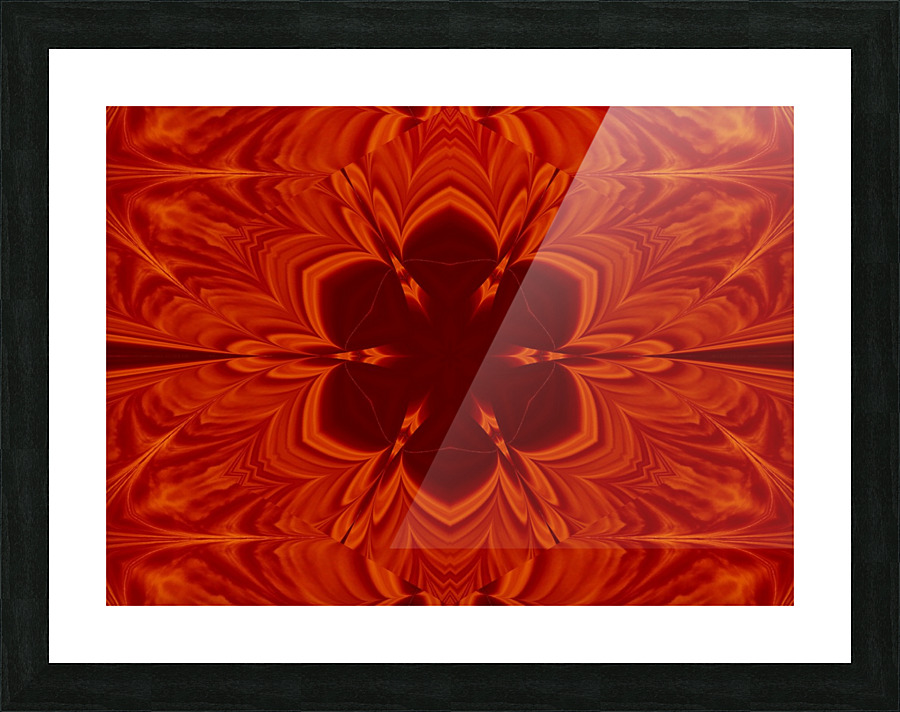 Fire Flowers 61 Picture Frame print