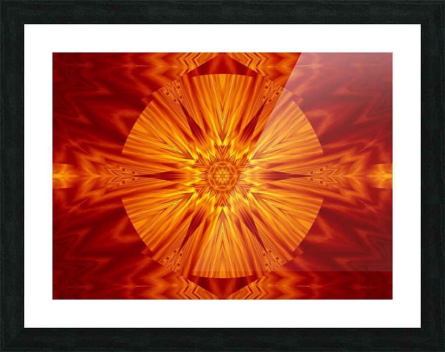 Fire Flowers 66 Picture Frame print