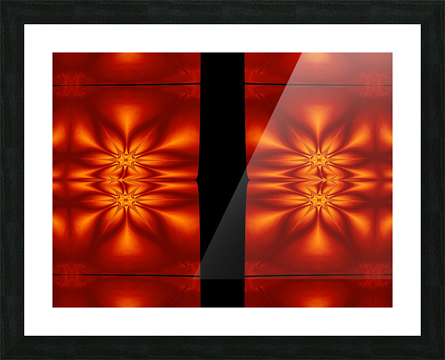 Fire Flowers 70 Picture Frame print