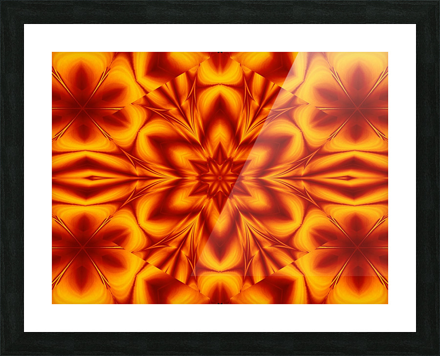 Fire Flowers 76 Picture Frame print