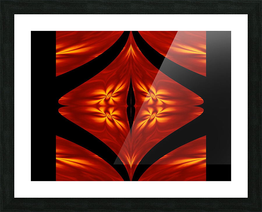 Fire Flowers 83 Picture Frame print