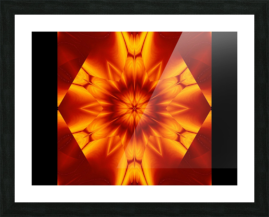 Fire Flowers 95 Picture Frame print