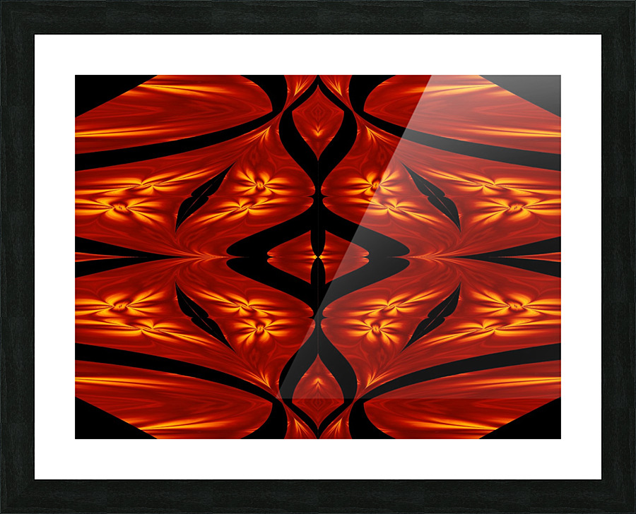 Fire Flowers 98 Picture Frame print