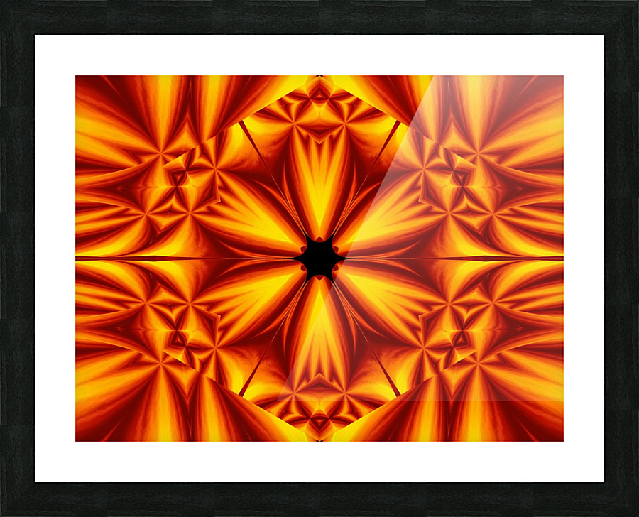 Fire Flowers 103 Picture Frame print