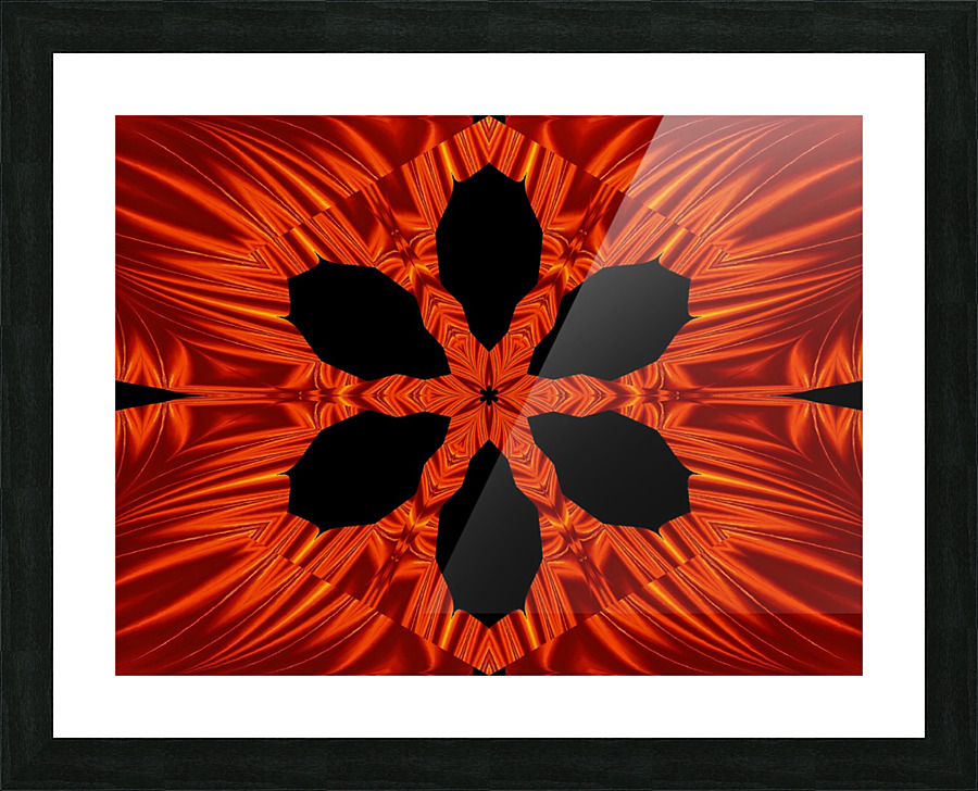 Fire Flowers 106 Picture Frame print