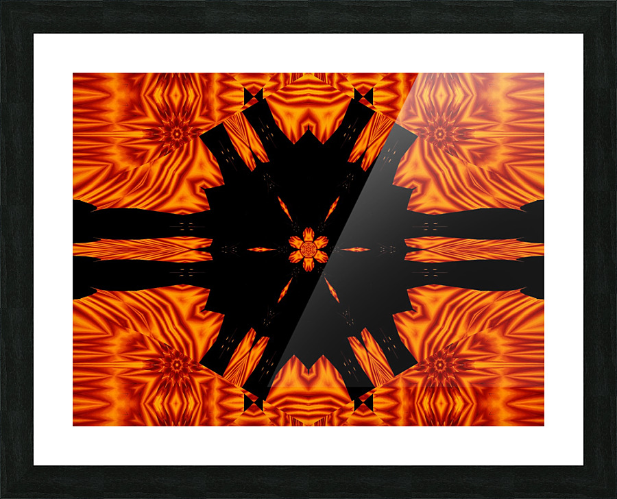 Fire Flowers 108 Picture Frame print