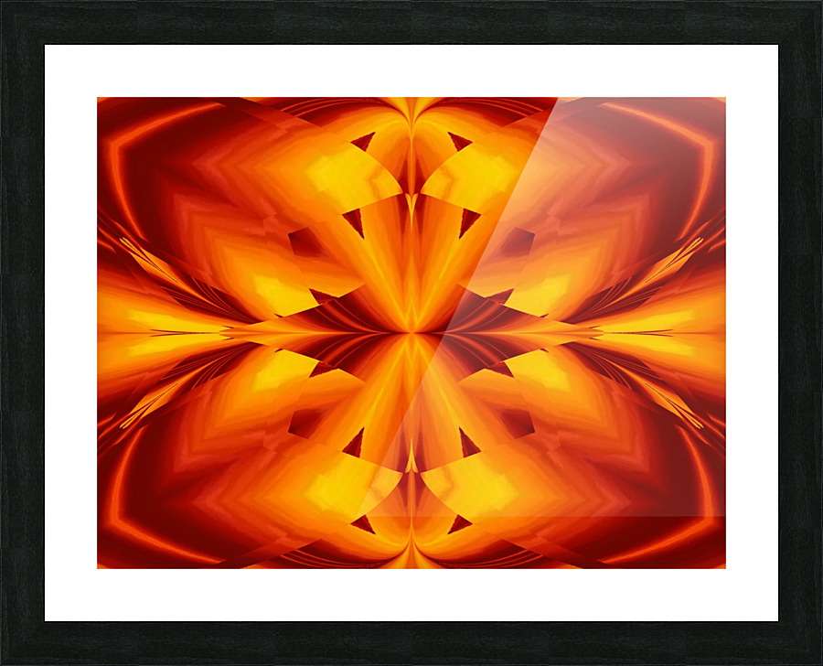 Fire Flowers 109 Picture Frame print
