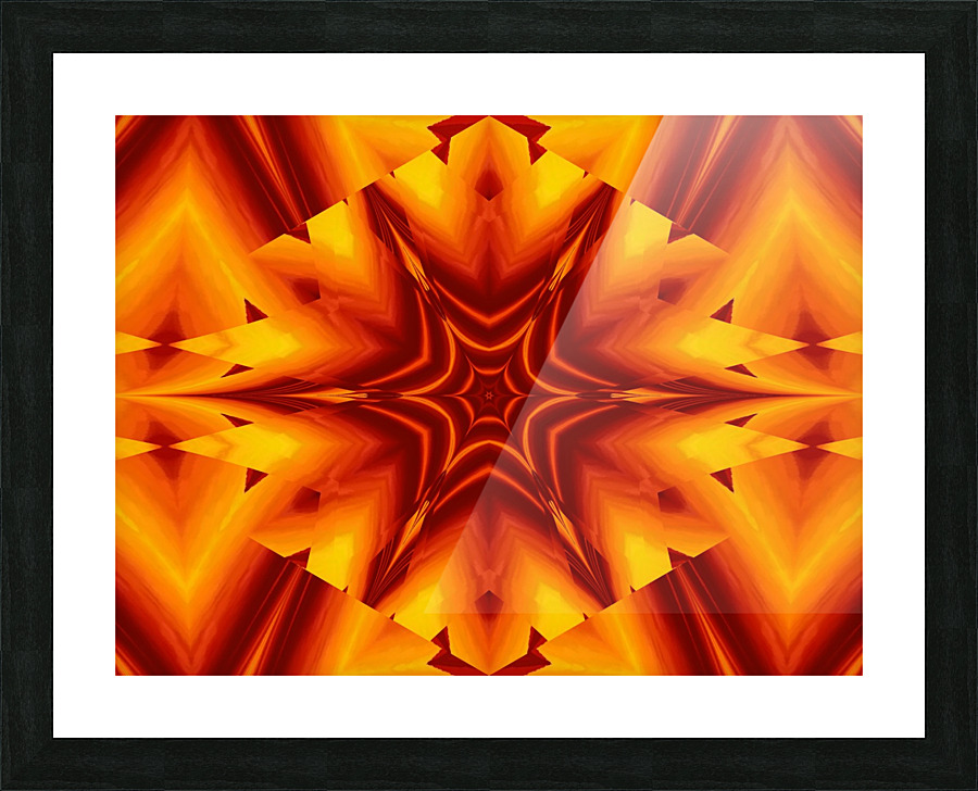 Fire Flowers 110 Picture Frame print