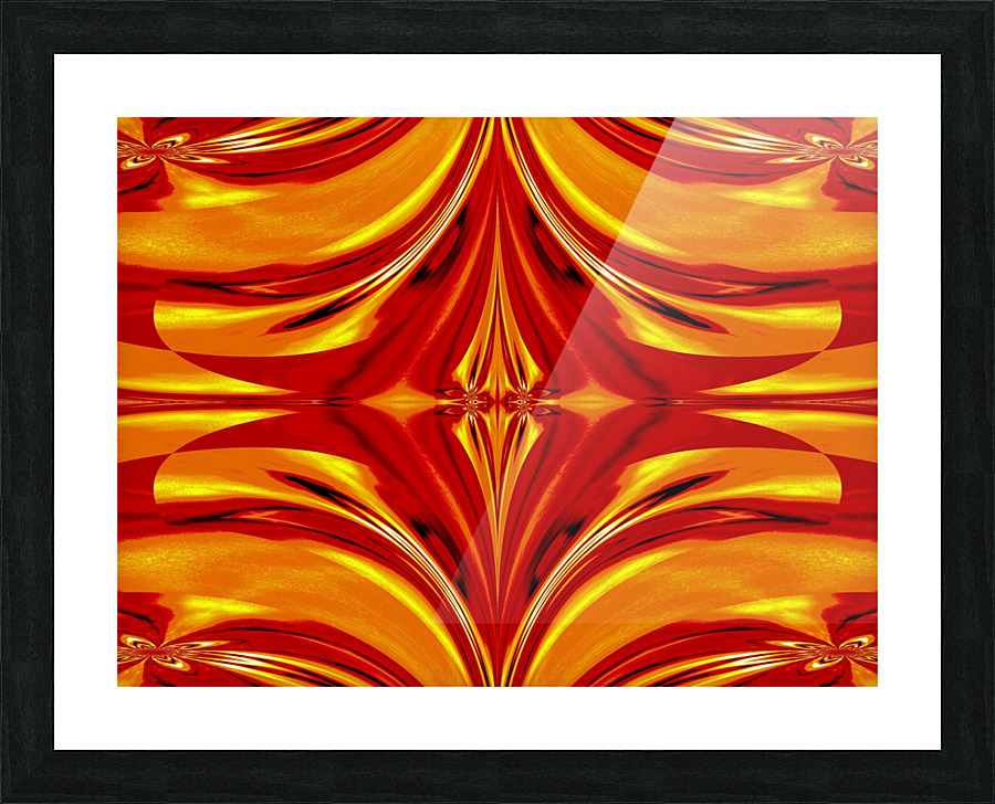 Fire Flowers 112 Picture Frame print