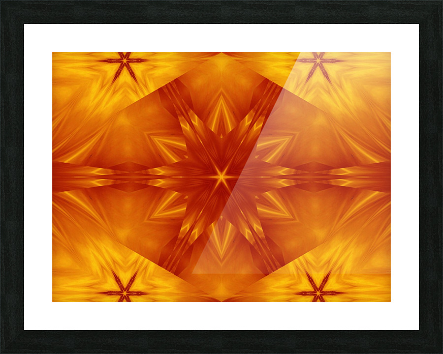 Fire Flowers 120 Picture Frame print