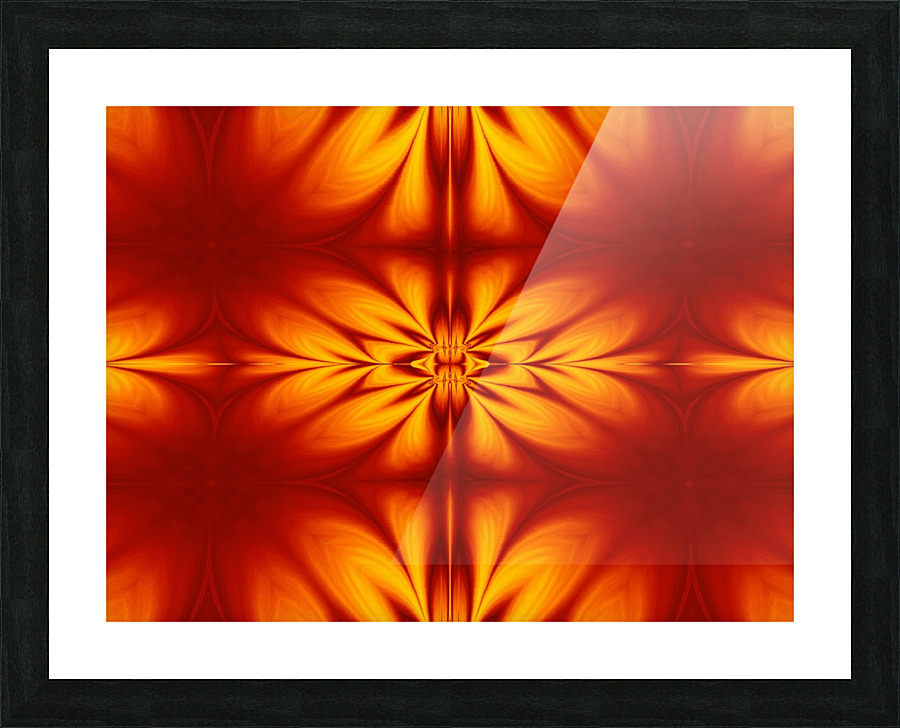 Fire Flowers 125 Picture Frame print