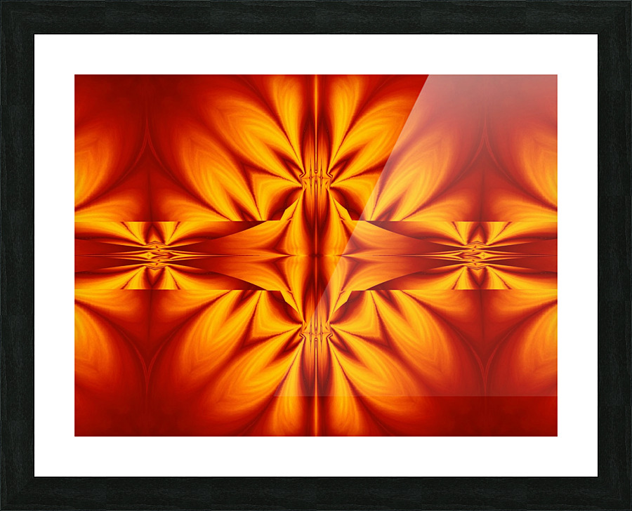 Fire Flowers 126 Picture Frame print