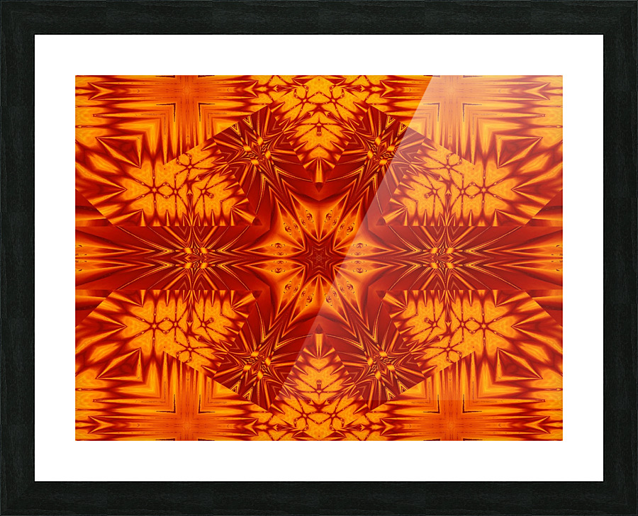 Fire Flowers 136 Picture Frame print