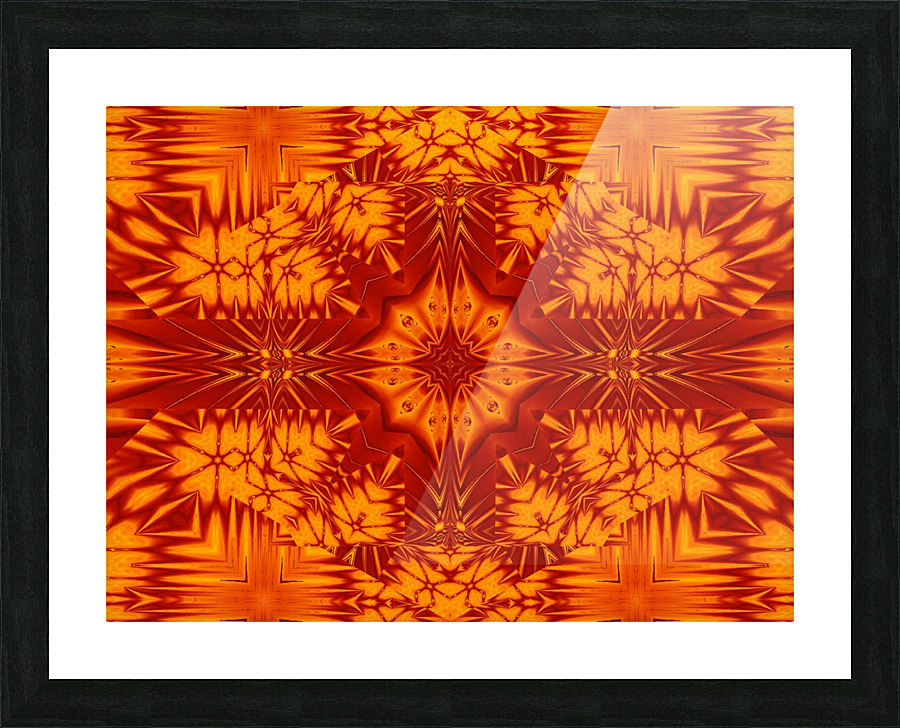 Fire Flowers 137 Picture Frame print