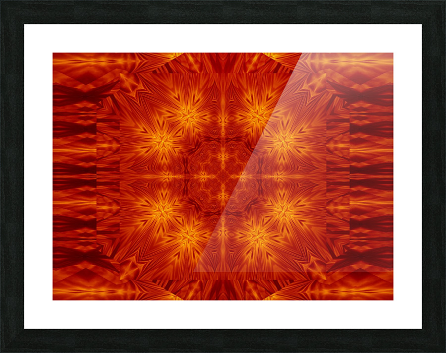 Fire Flowers 143 Picture Frame print