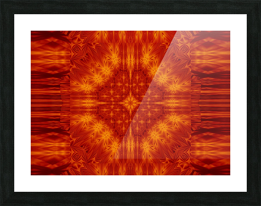 Fire Flowers 144 Picture Frame print