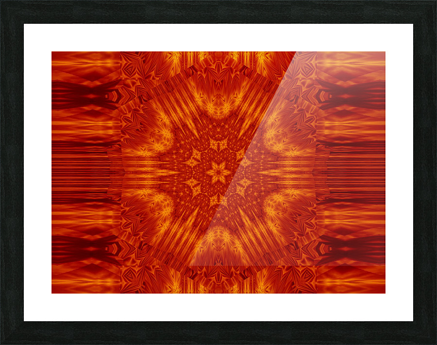 Fire Flowers 145 Picture Frame print