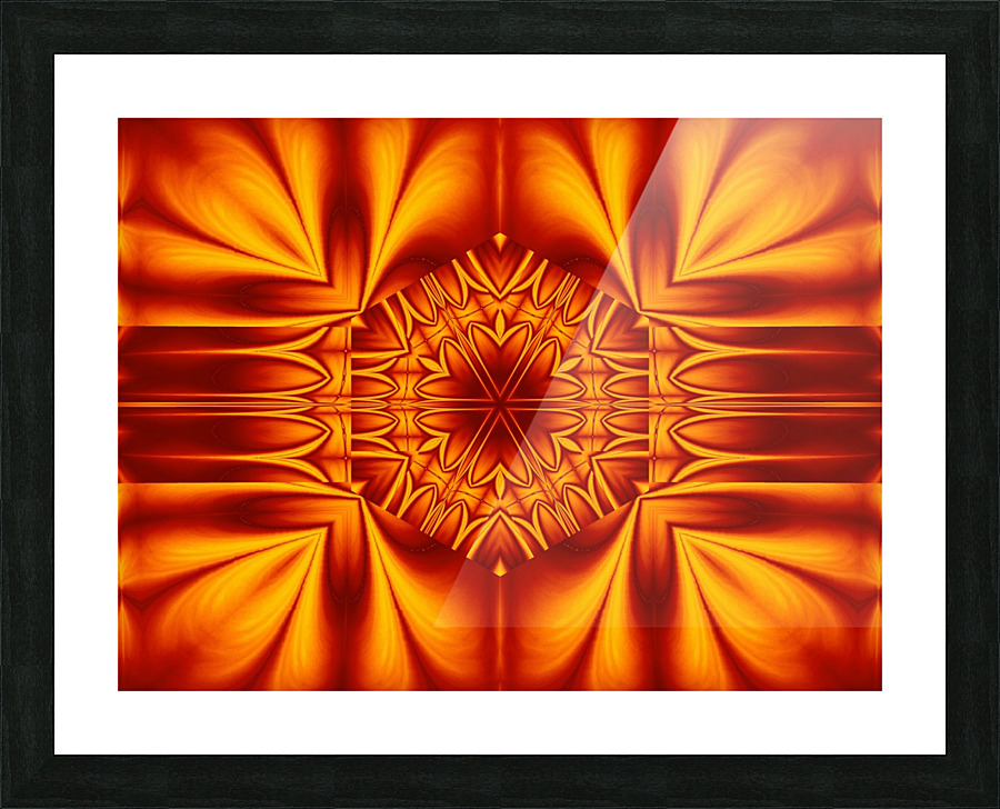 Fire Flowers 147 Picture Frame print