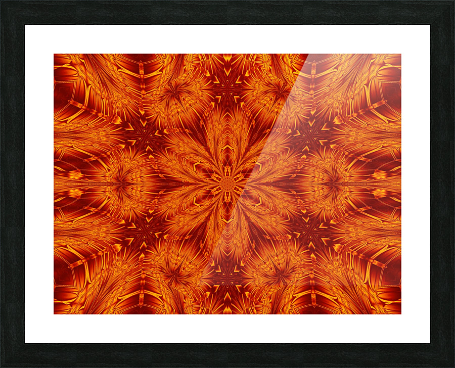 Fire Flowers 150 Picture Frame print
