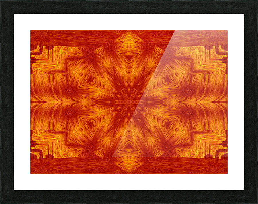 Fire Flowers 153 Picture Frame print