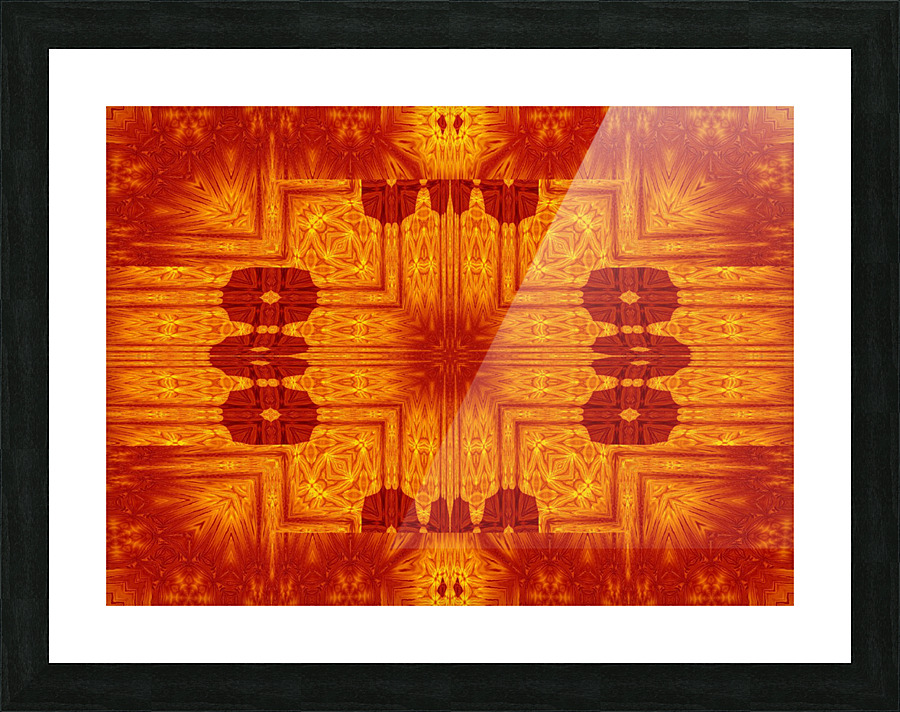 Fire Flowers 156 Picture Frame print