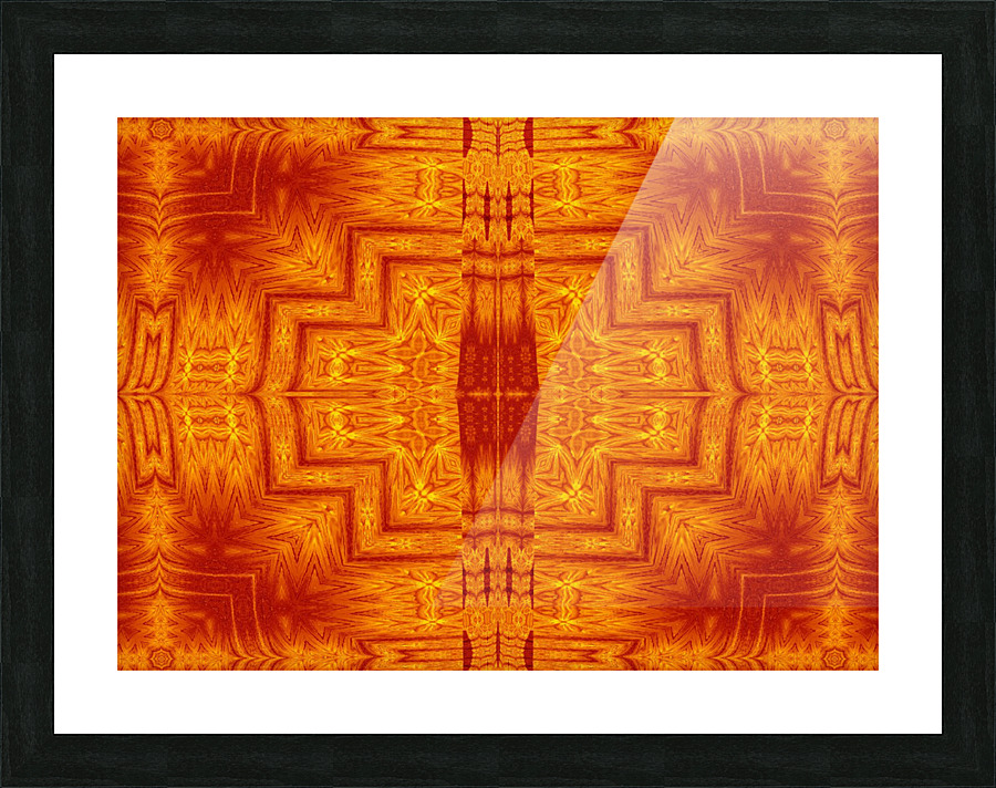 Fire Flowers 159 Picture Frame print