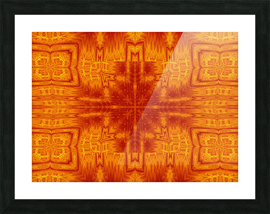 Fire Flowers 163 Picture Frame print