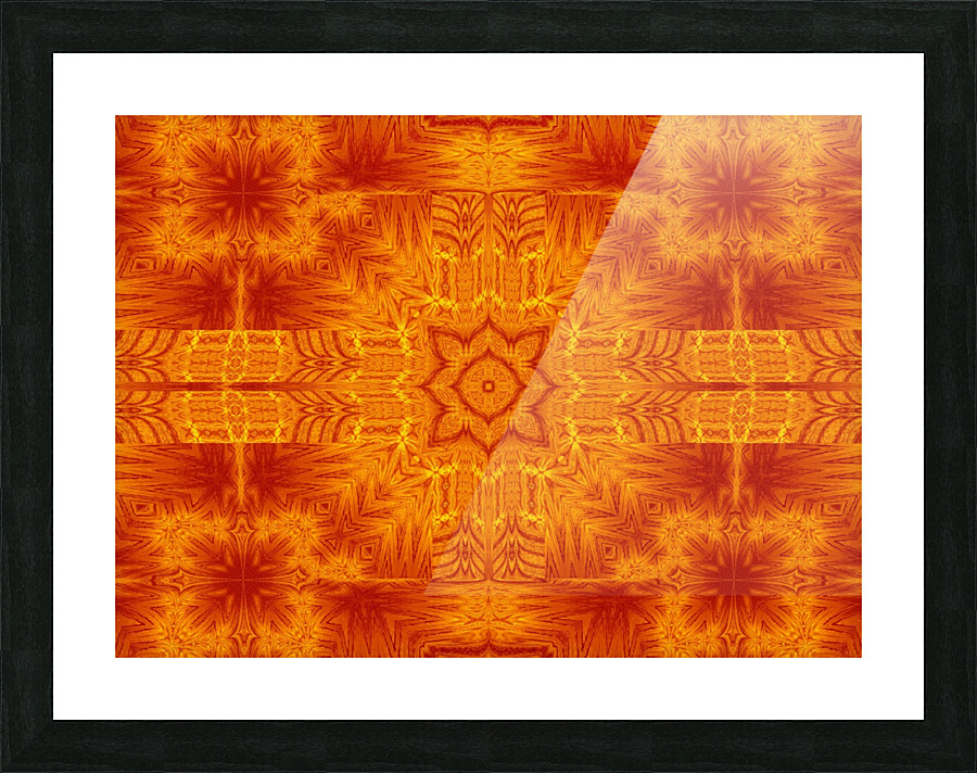 Fire Flowers 164 Picture Frame print