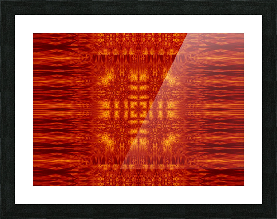 Fire Flowers 165 Picture Frame print