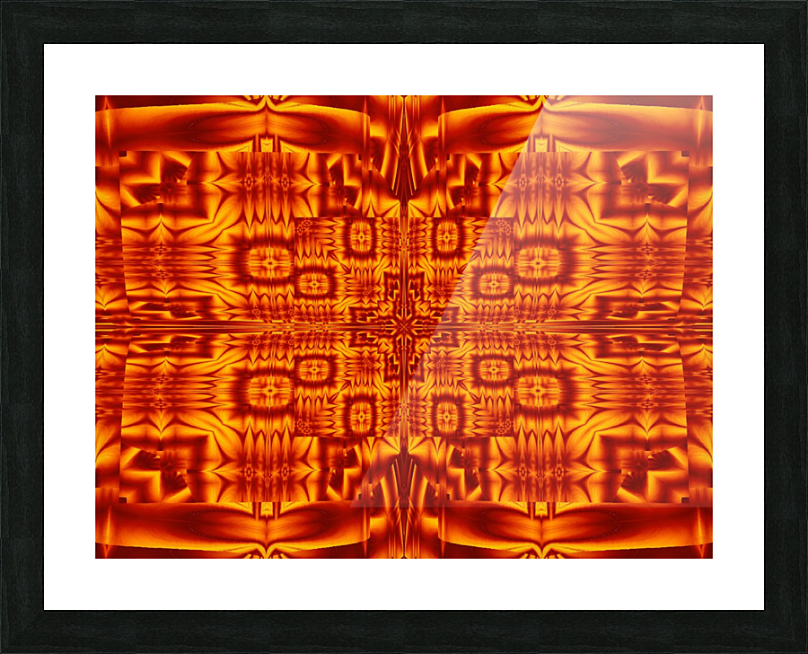 Fire Flowers 167 Picture Frame print