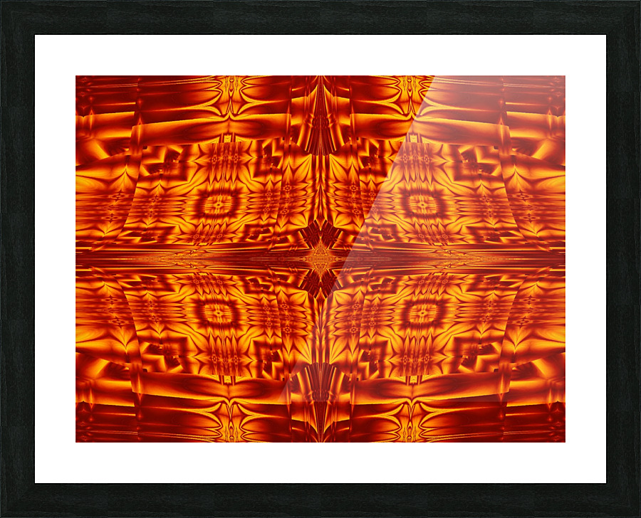 Fire Flowers 171 Picture Frame print